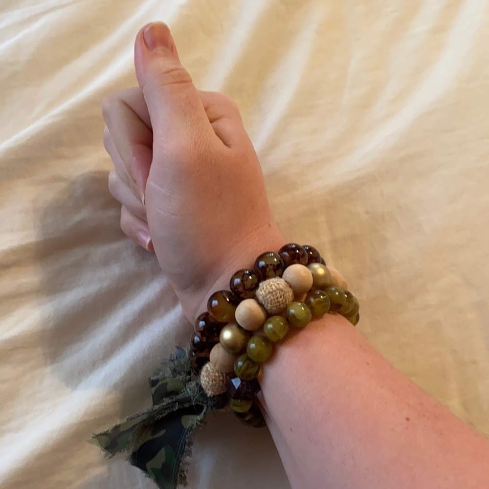 Plunder Camo Stacking Bracelets